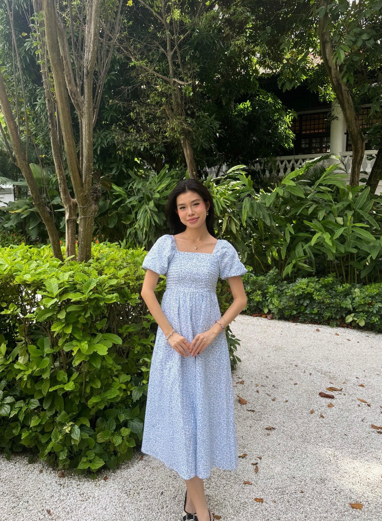 Whispers of Spring Linen Dress ( Exclusive )