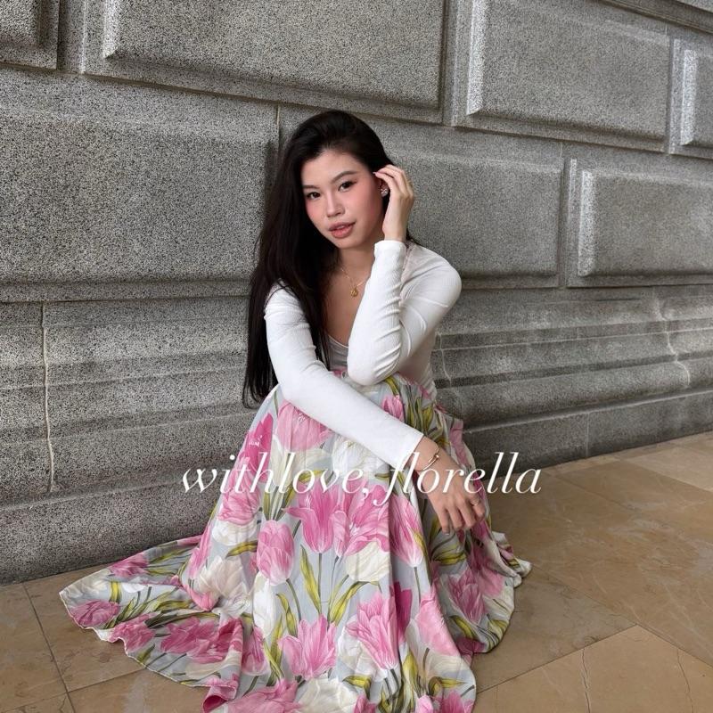 Tulip Twirl Maxi Skirt ( Launch ) – withlove, florella