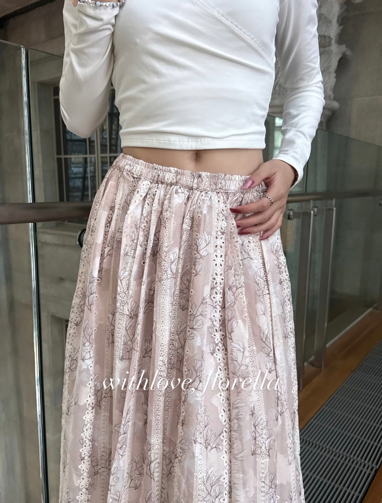 Swan Serenade Maxi skirt ( Exclusive )