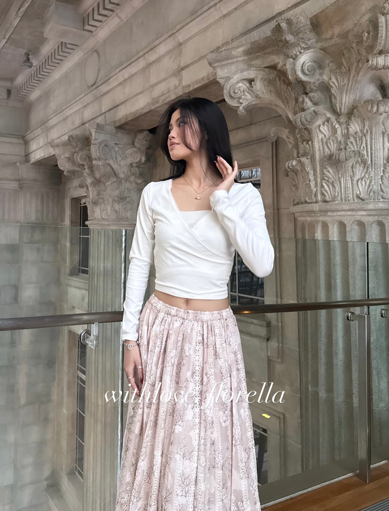 Swan Serenade Maxi skirt ( Exclusive )