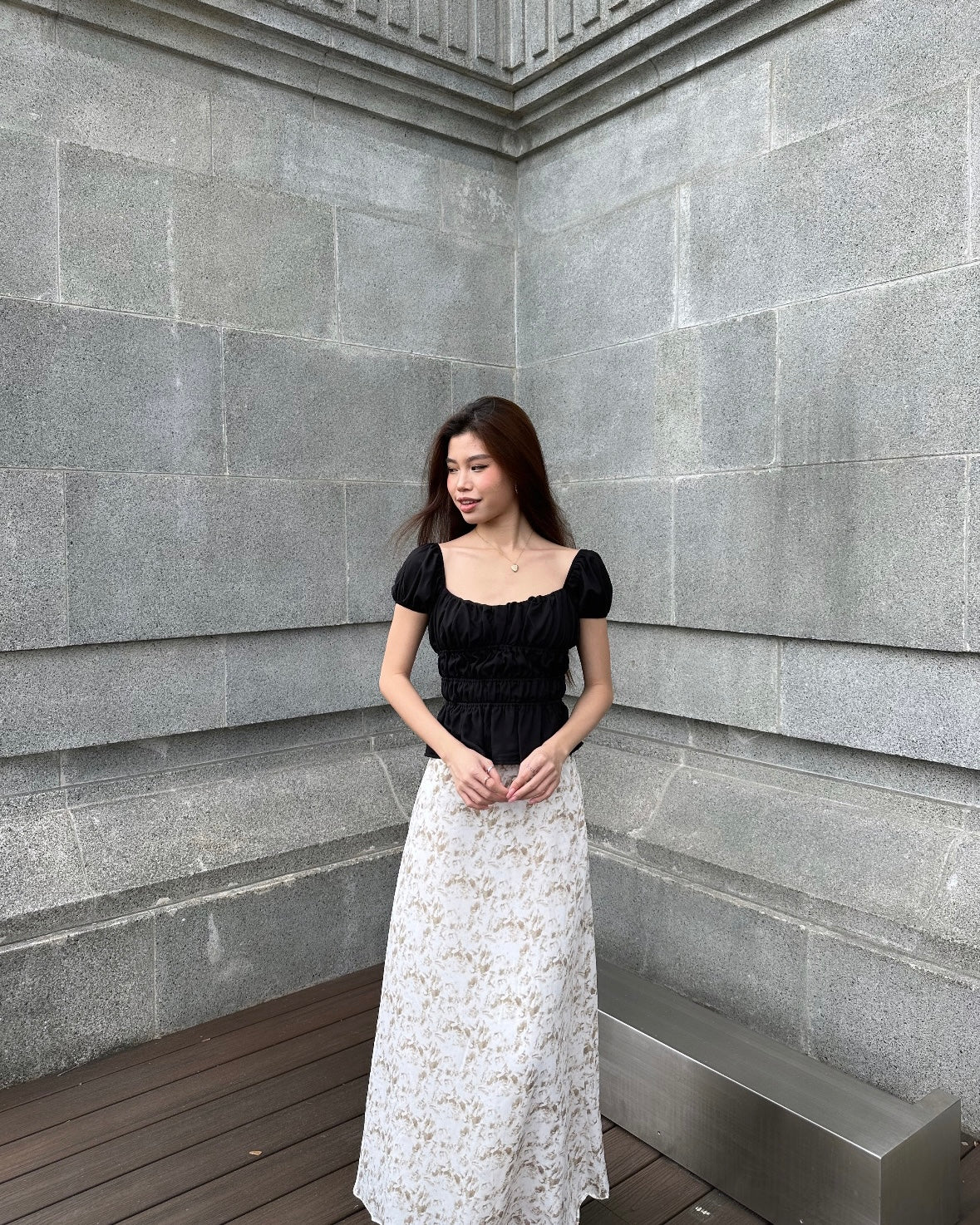 Dune Maxi Skirt (Limited Edition) A line Freesize Maxi