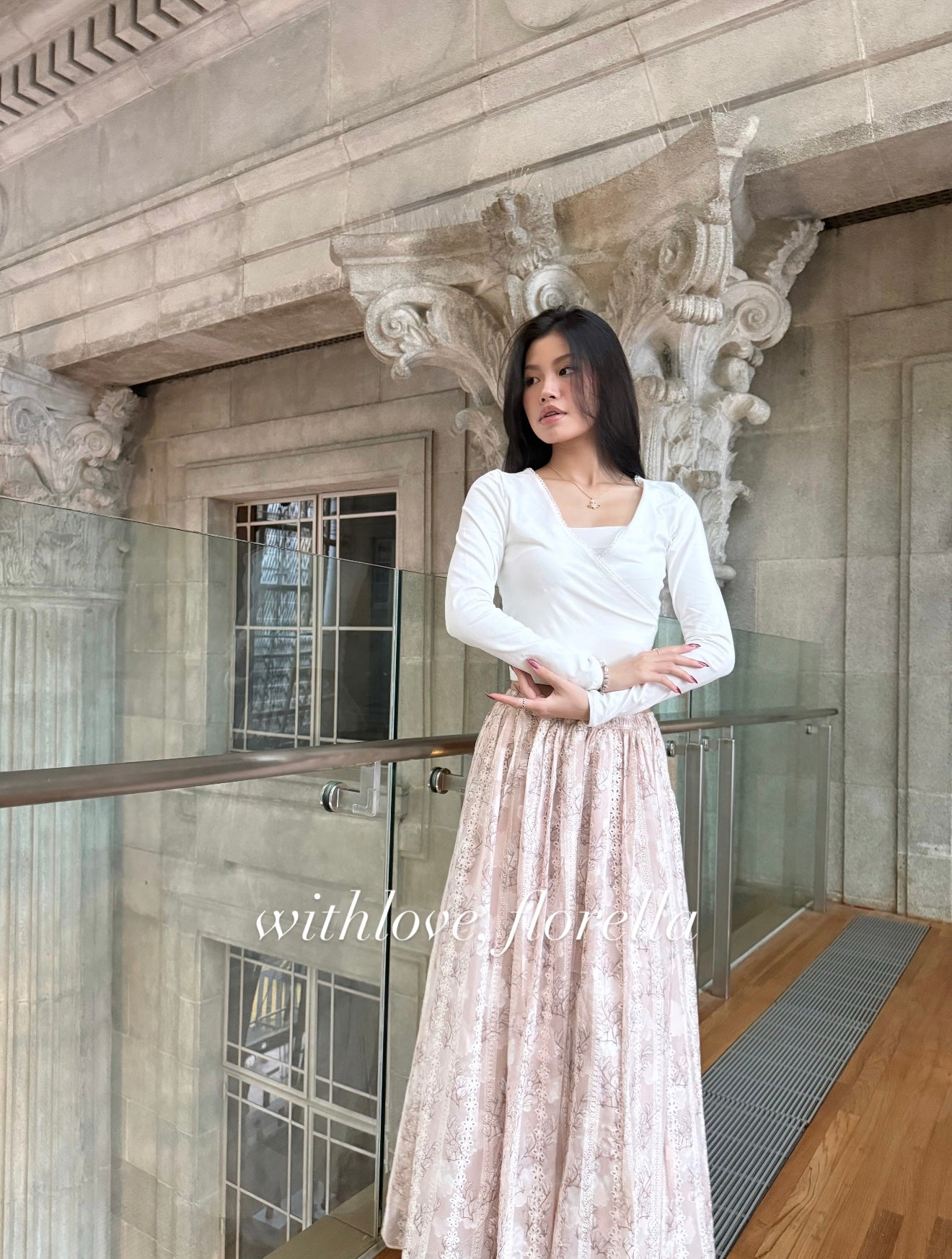 Swan Serenade Maxi skirt ( Exclusive )