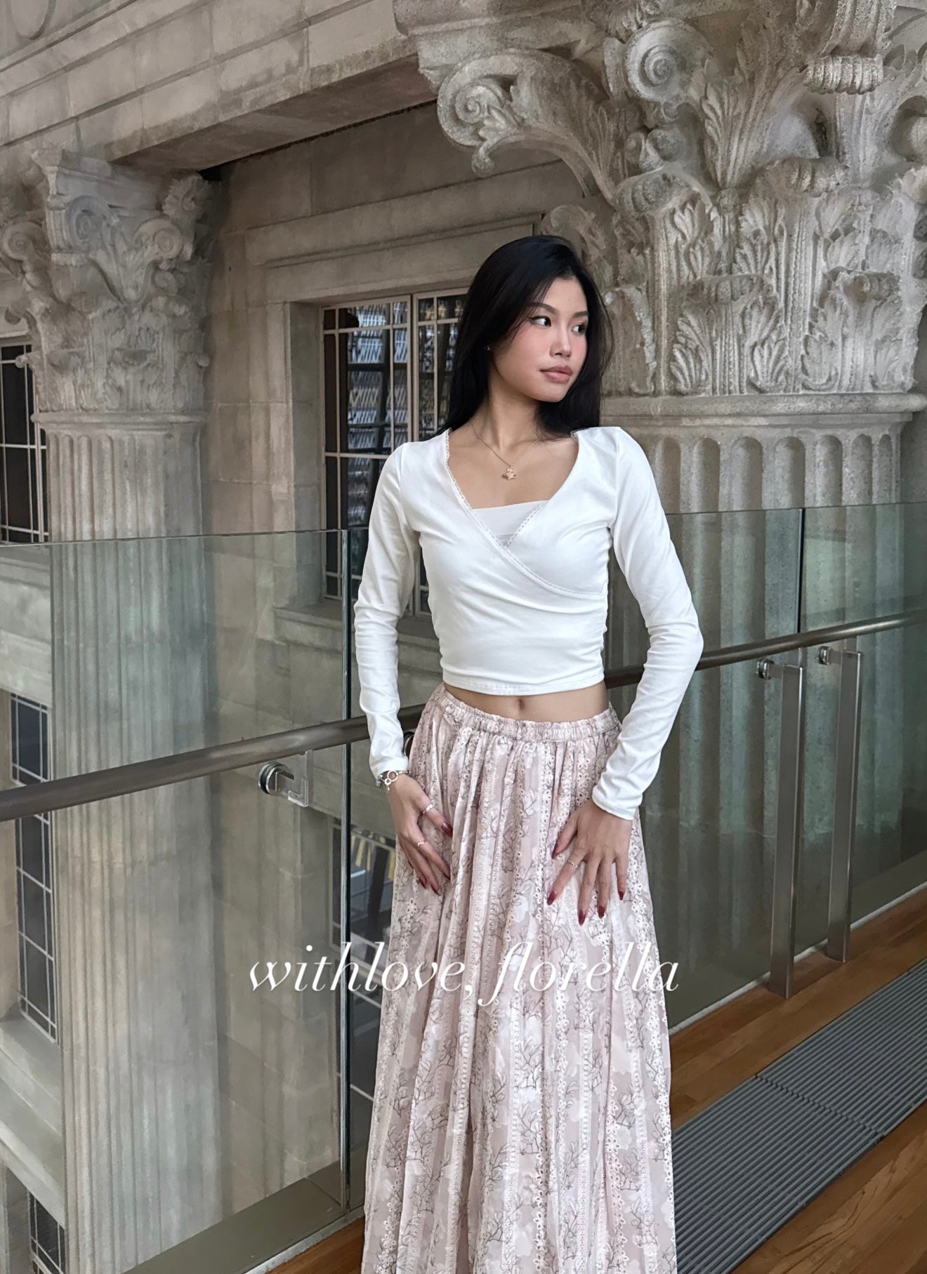 Swan Serenade Maxi skirt ( Exclusive )