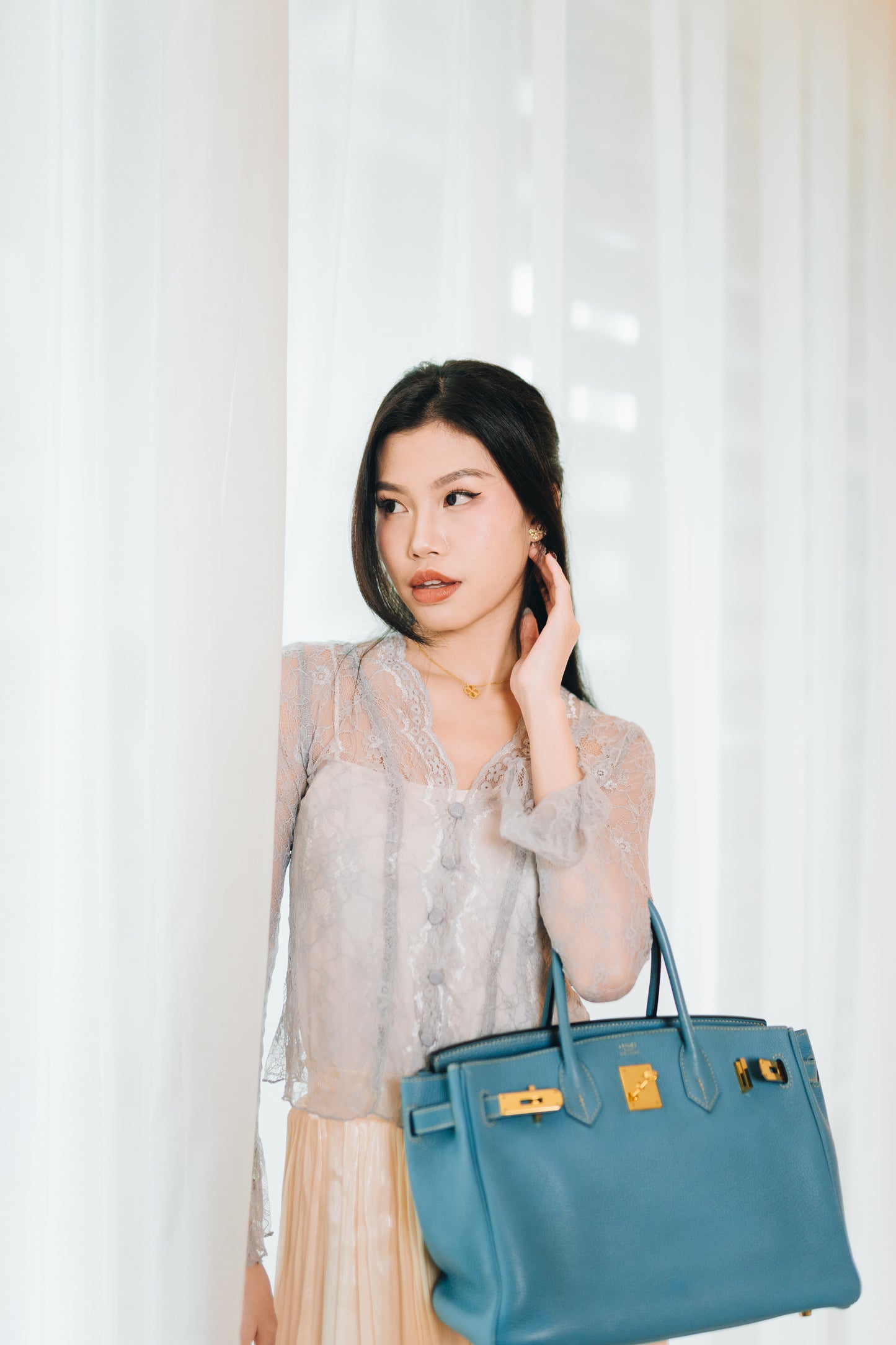 Ms Birkin Kebaya Lace Top Versa Raya 2025