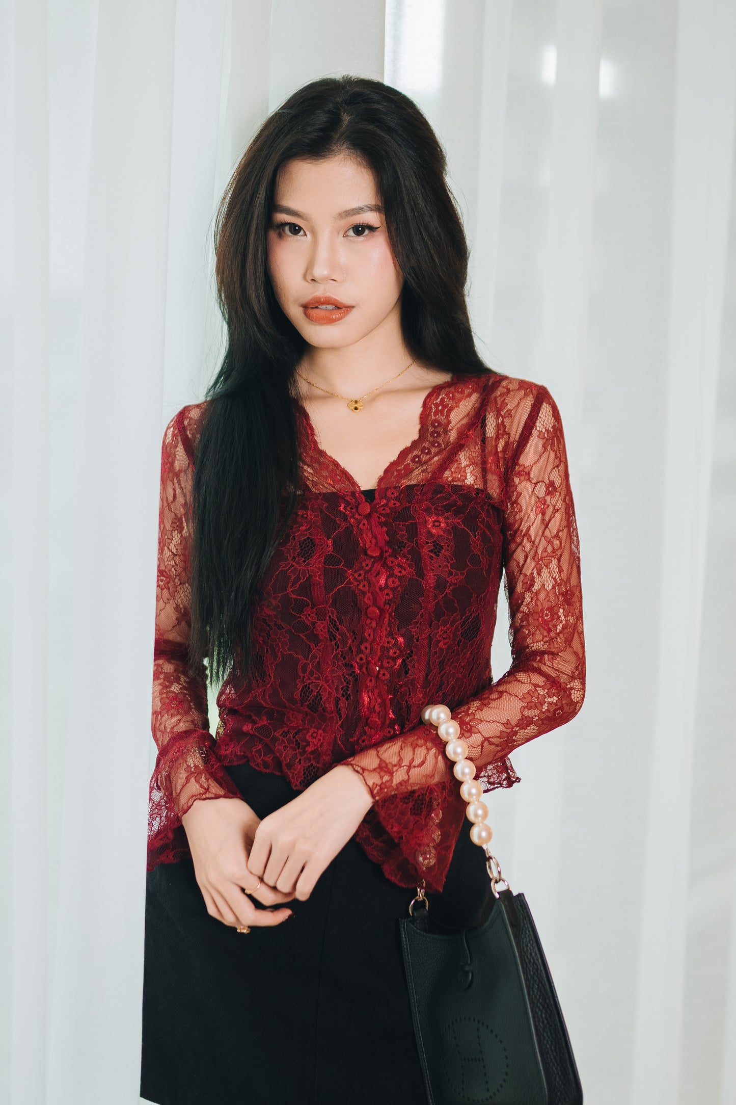 Ms Evelyne Kebaya Lace Top Versa Raya 2025