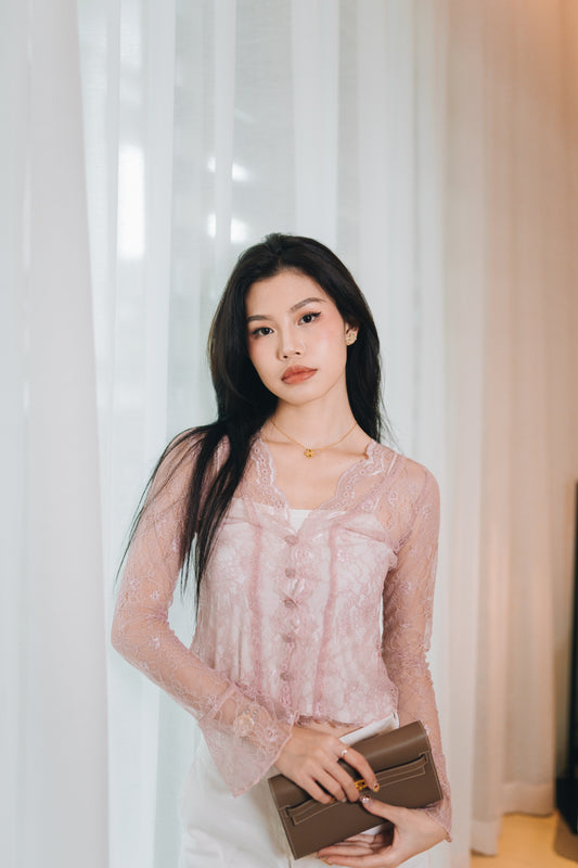 Ms Kelly Kebaya Lace Top Versa Raya 2025