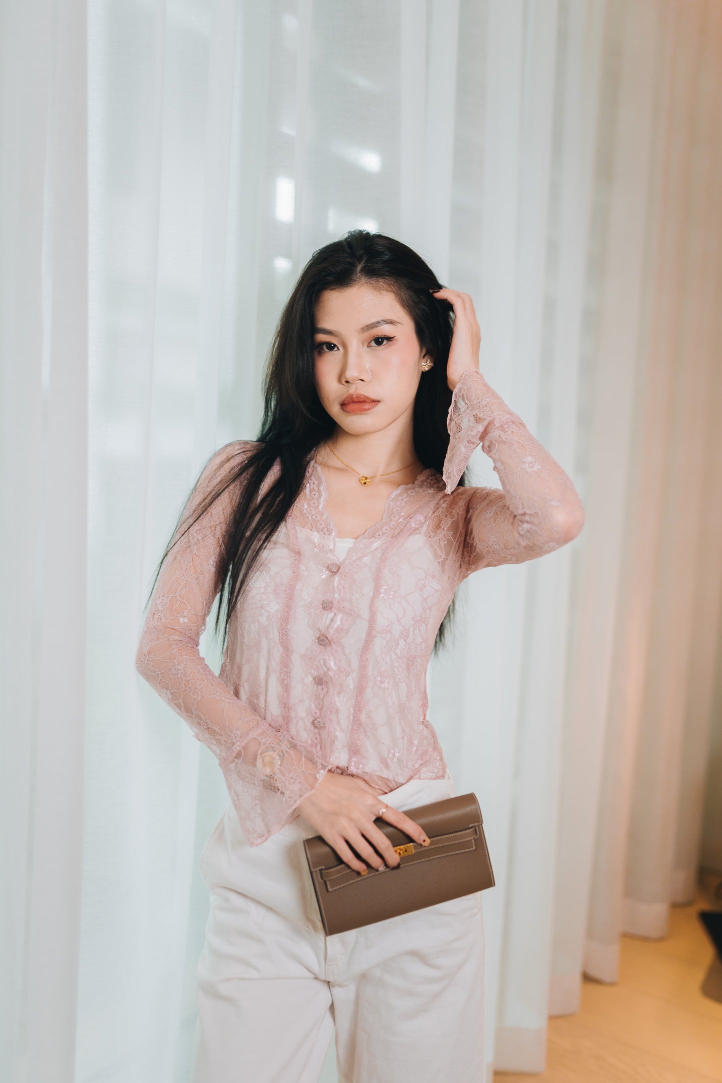Ms Kelly Kebaya Lace Top Versa Raya 2025