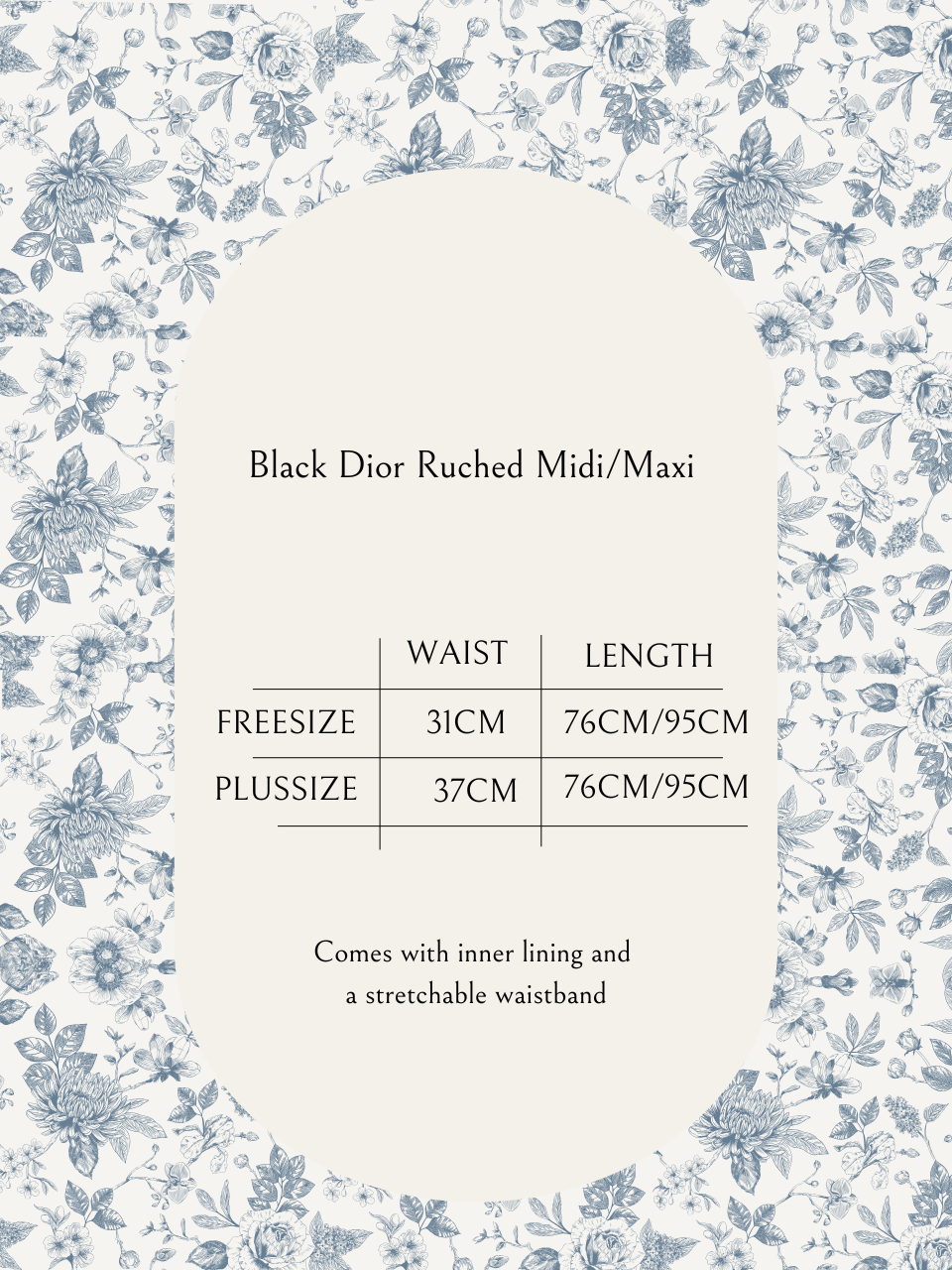 Pre launched D- Ruched skirt Midi/Maxi