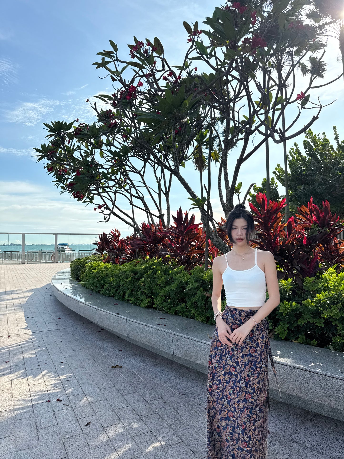 SQ Inspired Batik Wrap Skirt