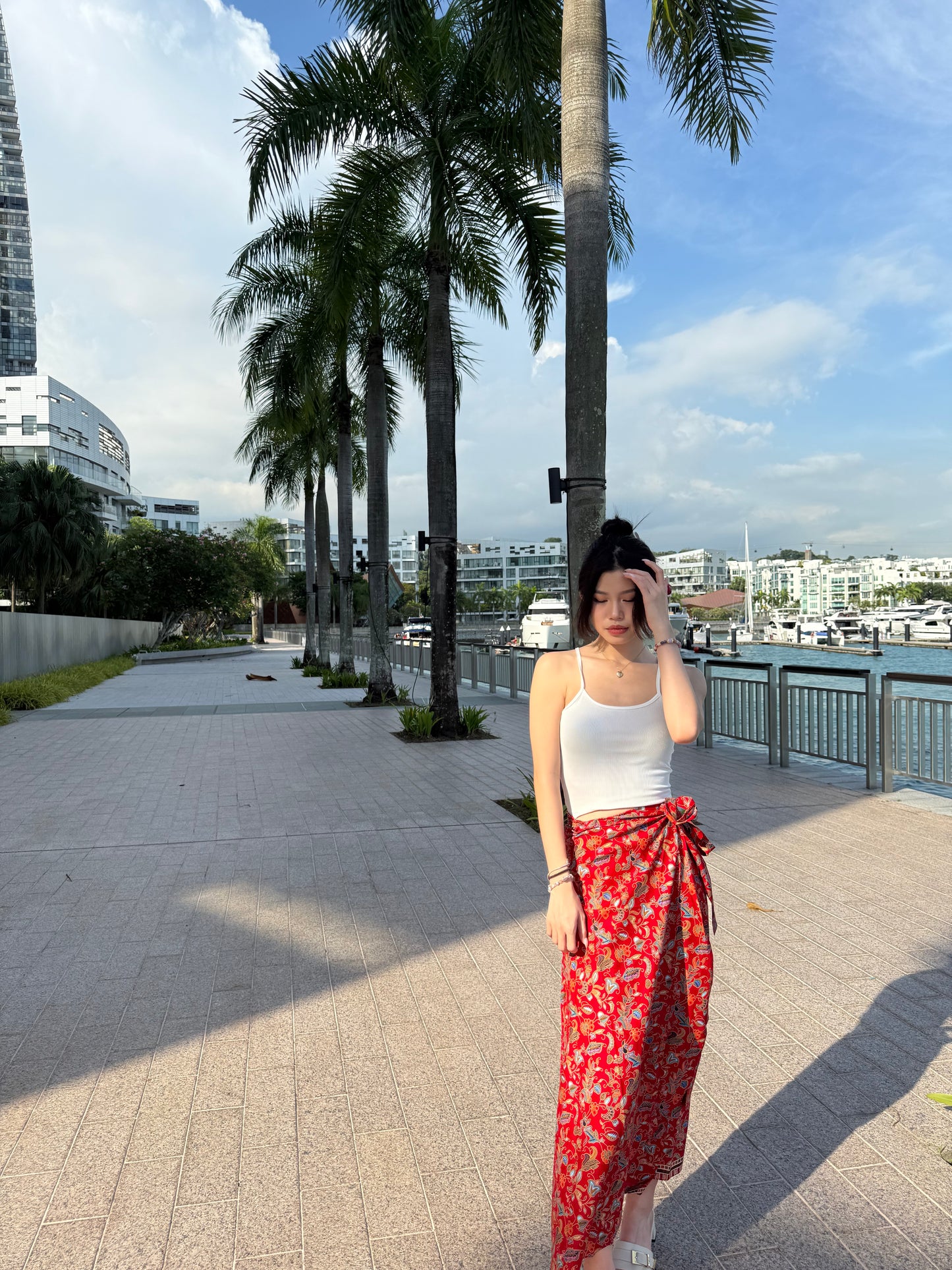 SQ Inspired Batik Wrap Skirt