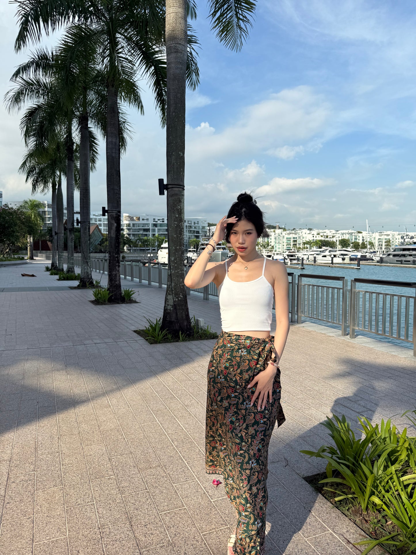 SQ Inspired Batik Wrap Skirt