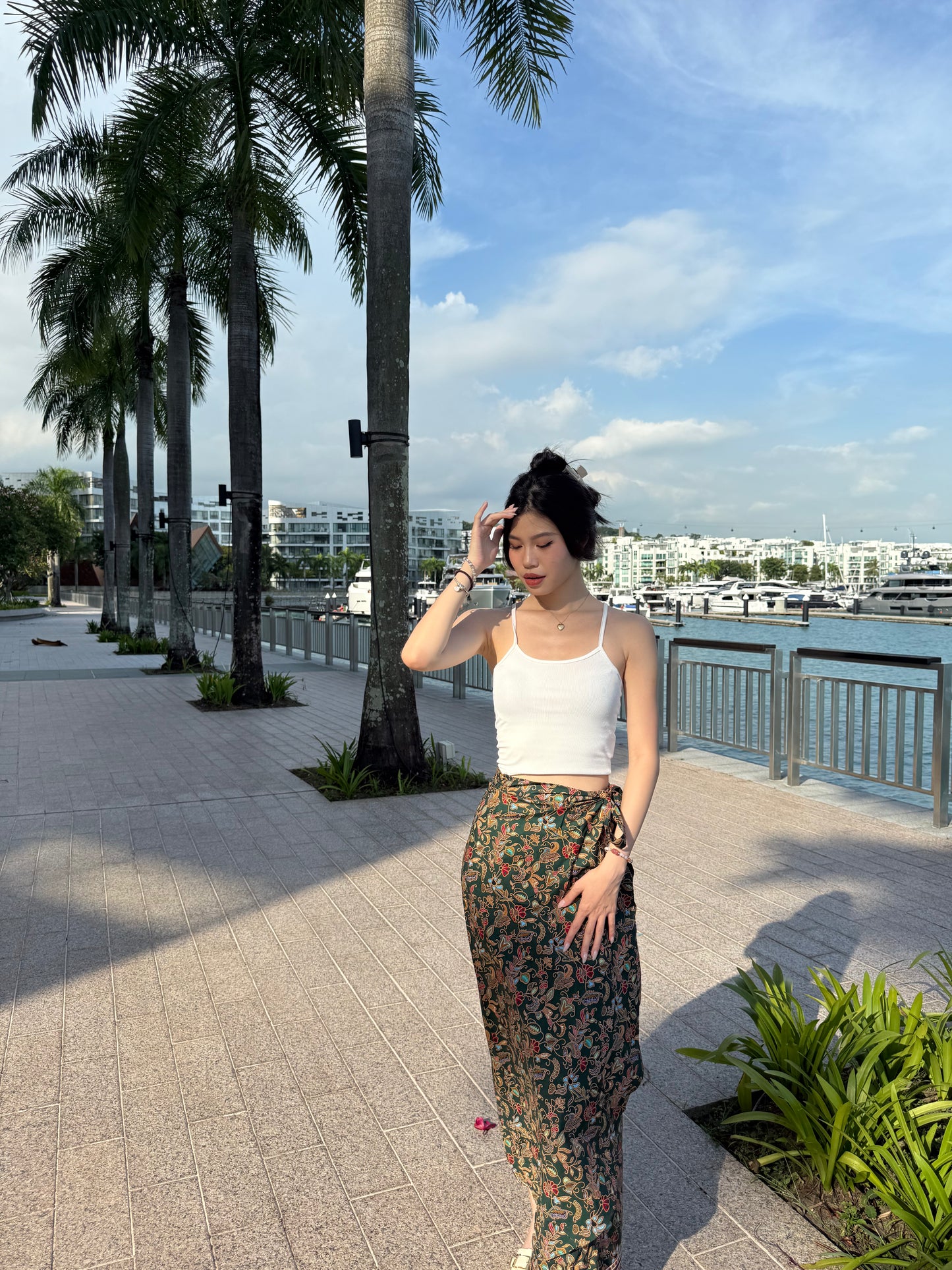 SQ Inspired Batik Wrap Skirt