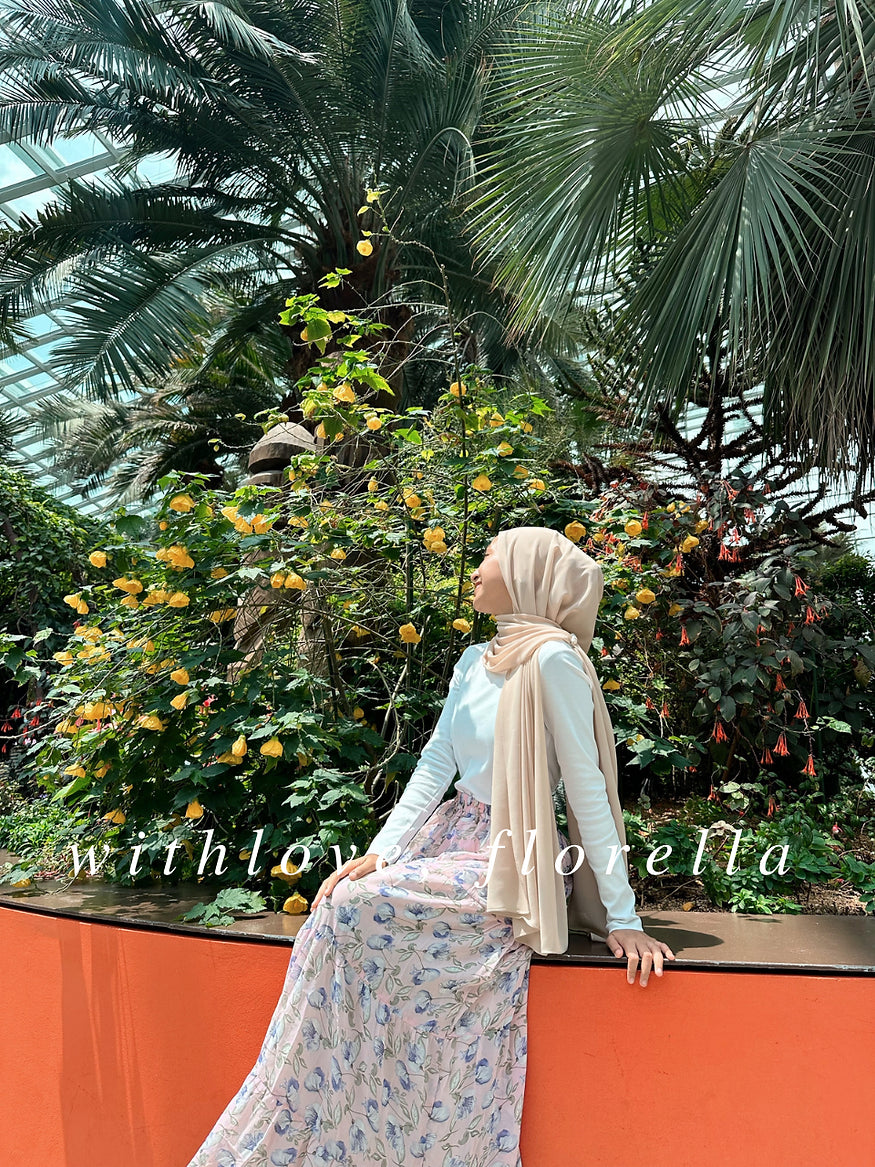 Lulea tier maxi skirt