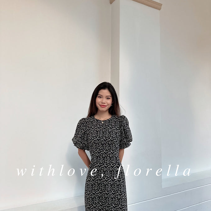 Botanical Aurora Midi Dress