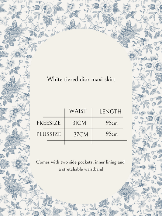 Pre launched D- Maxi Tiered Skirt