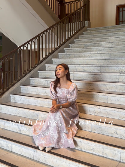 Bridgerton puffy sleeve dress