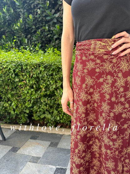 Lelona Batik Wrap Skirt ( 3 colors ) (2nd launch)